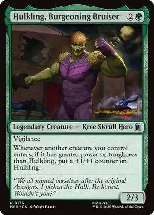 Hulkling, Burgeoning Bruiser (MSH-173) - Marvel Super Heroes