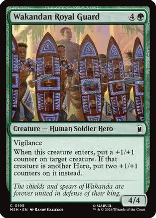 Wakandan Royal Guard (MSH-195) - Marvel Super Heroes