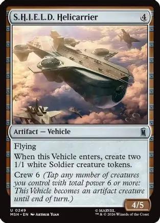 S.H.I.E.L.D. Helicarrier (MSH-249) - Marvel Super Heroes Foil