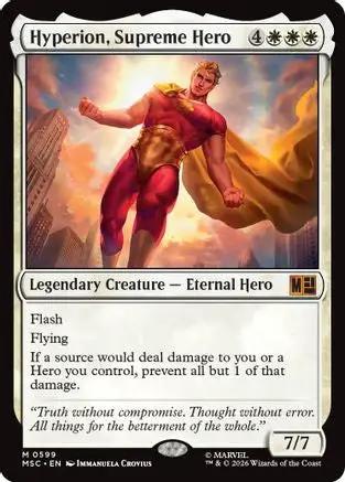 Hyperion, Supreme Hero (MSC-599) - Commander: Marvel Super Heroes