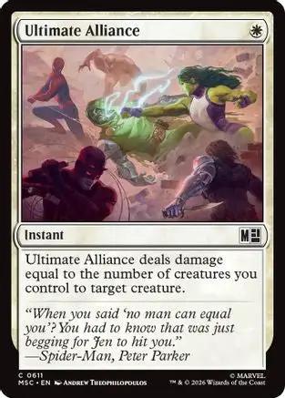 Ultimate Alliance (MSC-611) - Commander: Marvel Super Heroes