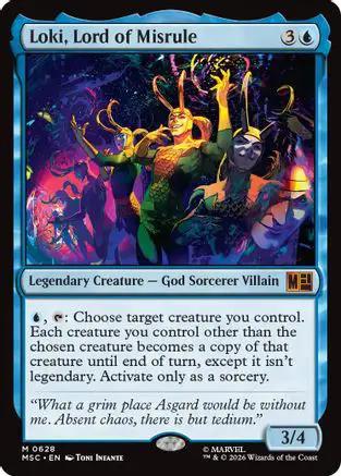 Loki, Lord of Misrule (MSC-628) - Commander: Marvel Super Heroes