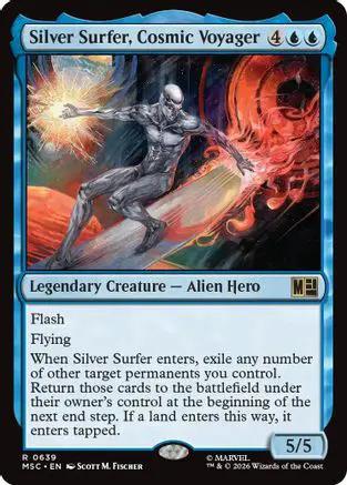 Silver Surfer, Cosmic Voyager (MSC-639) - Commander: Marvel Super Heroes