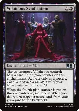 Villainous Syndication (MSC-672) - Commander: Marvel Super Heroes