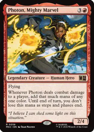 Photon, Mighty Marvel (MSC-058) - Commander: Marvel Super Heroes