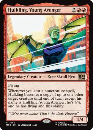 Hulkling, Young Avenger (MSC-689) - Commander: Marvel Super Heroes Foil