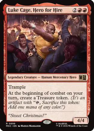 Luke Cage, Hero for Hire (MSC-696) - Commander: Marvel Super Heroes