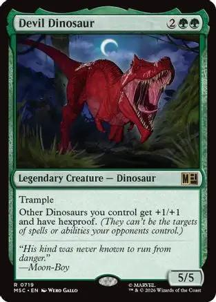 Devil Dinosaur (MSC-719) - Commander: Marvel Super Heroes