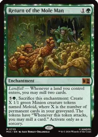 Return of the Mole Man (MSC-729) - Commander: Marvel Super Heroes Foil