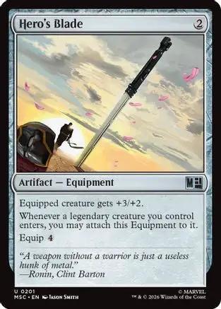 Hero's Blade (MSC-201) - Commander: Marvel Super Heroes
