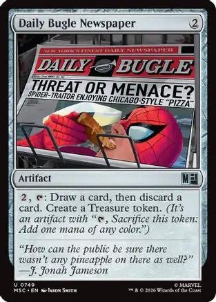 Daily Bugle Newspaper (MSC-749) - Commander: Marvel Super Heroes Foil