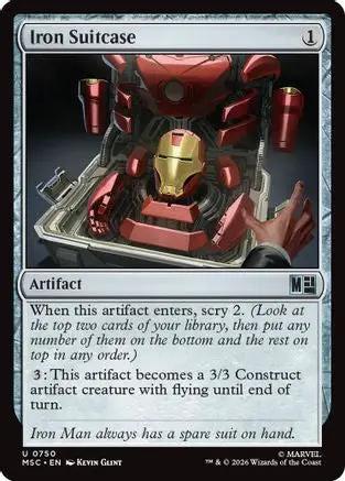 Iron Suitcase (MSC-750) - Commander: Marvel Super Heroes