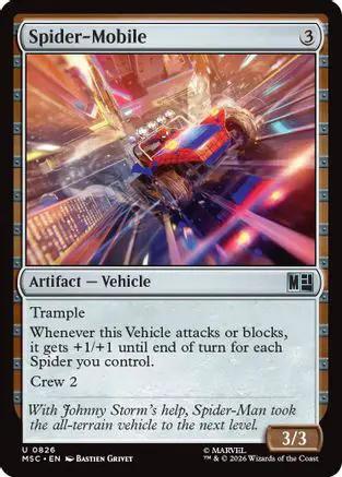 Spider-Mobile (MSC-826) - Commander: Marvel Super Heroes Foil