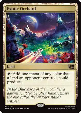 Exotic Orchard (MSC-241) - Commander: Marvel Super Heroes