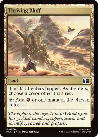 Thriving Bluff (MSC-578) - Commander: Marvel Super Heroes