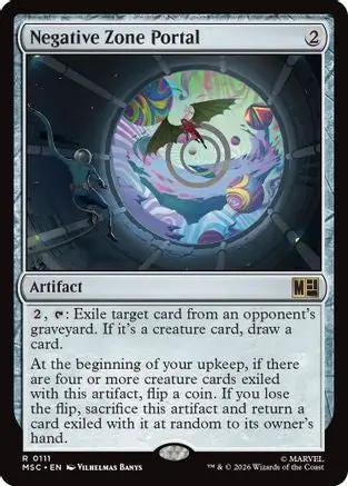 Negative Zone Portal (MSC-111) - Commander: Marvel Super Heroes
