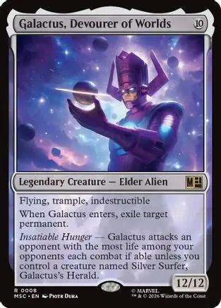 Galactus, Devourer of Worlds (MSC-008) - Commander: Marvel Super Heroes
