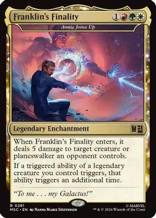 Franklin's Finality - Annie Joins Up (MSC-281) - Commander: Marvel Super Heroes