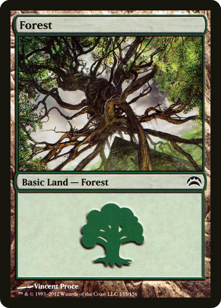 Forest (PC2-155) - Planechase 2012 Foil