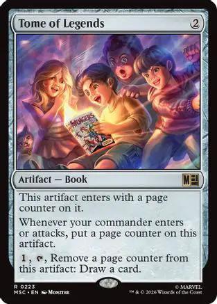 Tome of Legends (Surge Foil) (MSC-223) - Commander: Marvel Super Heroes Foil