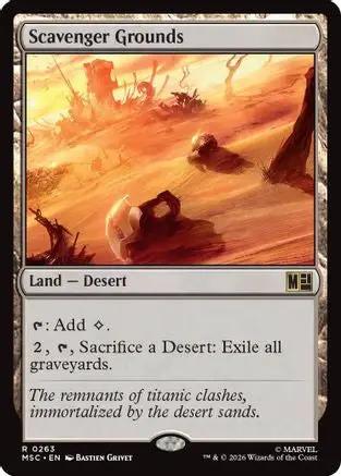 Scavenger Grounds (Surge Foil) (MSC-263) - Commander: Marvel Super Heroes Foil