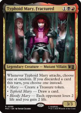 Typhoid Mary, Fractured (MSC-099) - Commander: Marvel Super Heroes