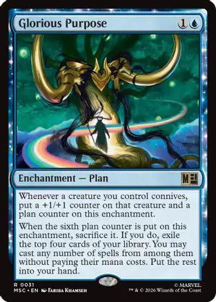 Glorious Purpose (MSC-031) - Commander: Marvel Super Heroes
