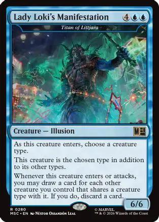 Lady Loki's Manifestation - Titan of Littjara (MSC-280) - Commander: Marvel Super Heroes