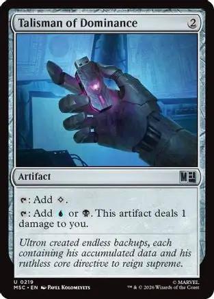 Talisman of Dominance (MSC-219) - Commander: Marvel Super Heroes