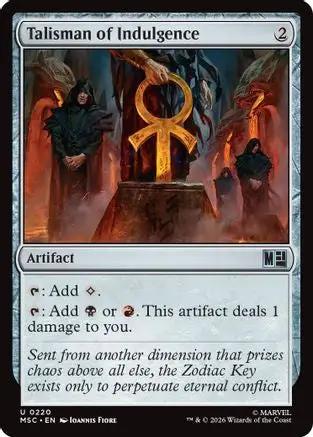 Talisman of Indulgence (MSC-220) - Commander: Marvel Super Heroes