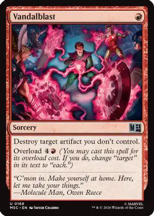 Vandalblast (MSC-168) - Commander: Marvel Super Heroes