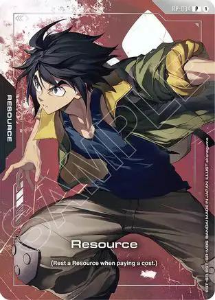 Resource (RP-034) (Premium Accessory Set - Mobile Suit Gundam: Iron-Blooded Orphans) (RP-034) - Promotional Resource Tokens Holofoil