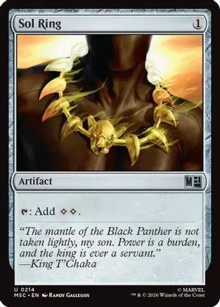Sol Ring (0214) (MSC-214) - Commander: Marvel Super Heroes