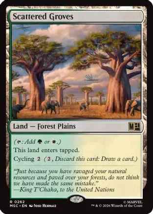 Scattered Groves (MSC-262) - Commander: Marvel Super Heroes
