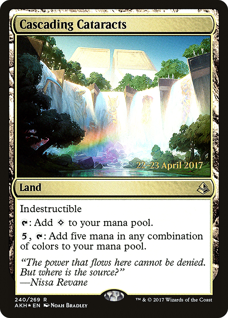 Cascading Cataracts (PRE-240S) - Amonkhet Promos Foil