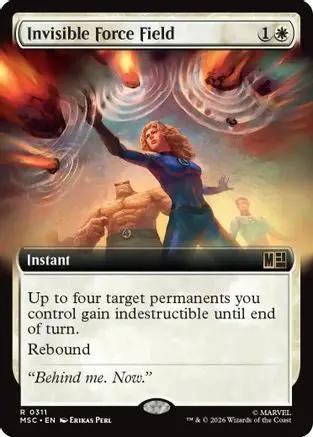 Invisible Force Field (Extended Art) (MSC-311) - Commander: Marvel Super Heroes