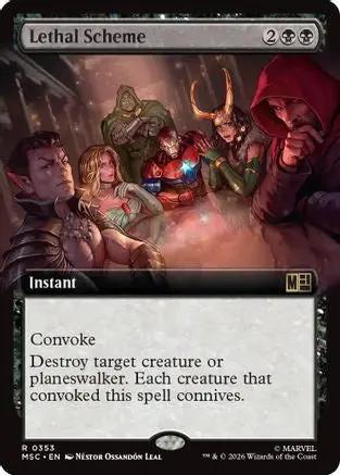 Lethal Scheme (Extended Art) (MSC-353) - Commander: Marvel Super Heroes