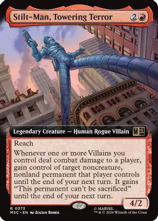 Stilt-Man, Towering Terror (Extended Art) (MSC-373) - Commander: Marvel Super Heroes