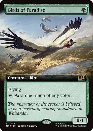 Birds of Paradise (Extended Art) (MSC-377) - Commander: Marvel Super Heroes