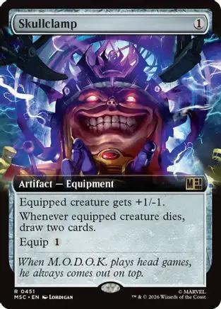 Skullclamp (Extended Art) (MSC-451) - Commander: Marvel Super Heroes