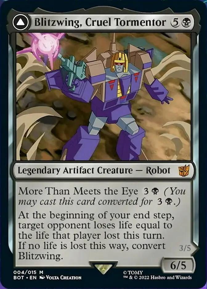 Blitzwing, Cruel Tormentor // Blitzwing, Adaptive Assailant (BOT-004) - Transformers: (convertdfc) Foil