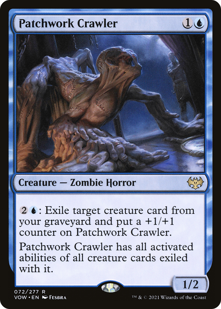 Patchwork Crawler (VOW-072) - Innistrad: Crimson Vow Foil