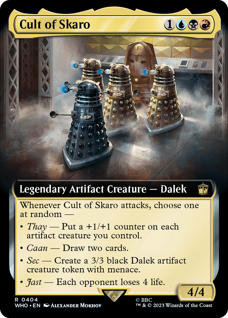 Cult of Skaro (WHO-404) - Doctor Who: (Extended Art) Foil