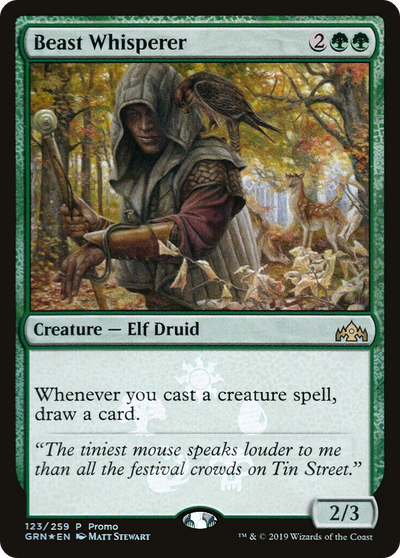 Beast Whisperer (MEDIA-123★) - Guilds of Ravnica Promos Foil