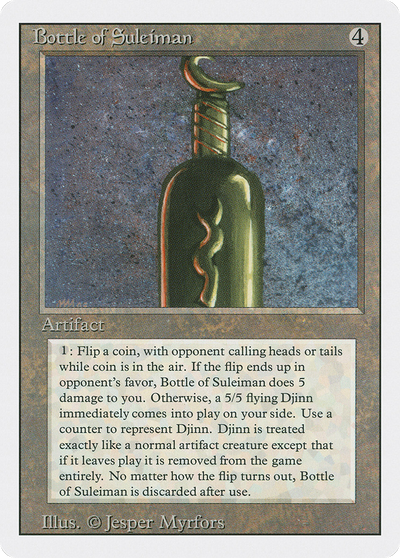 Bottle of Suleiman (3ED-) - Revised Edition