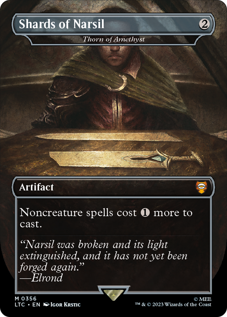 Thorn of Amethyst (LTC-356) - Tales of Middle-earth Commander / Shards of Narsil (Borderless)