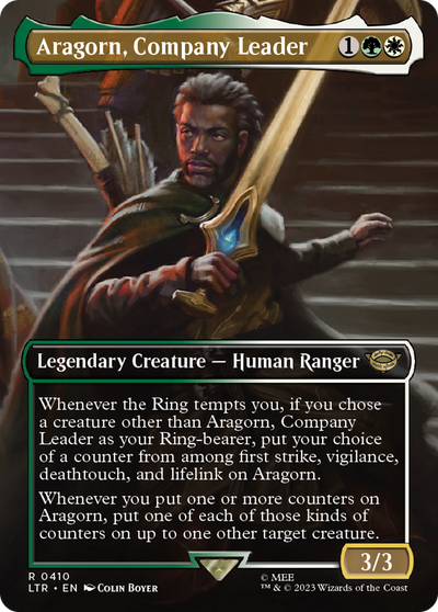 Aragorn, Company Leader (LTR-410) - The Lord of the Rings: Tales of Middle-earth (Borderless)