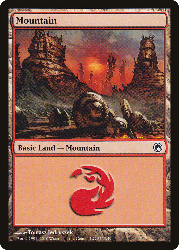 Mountain (SOM-242) - Scars of Mirrodin