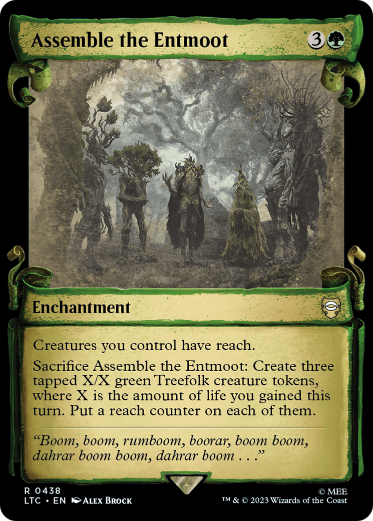 Assemble the Entmoot (LTC-438) - Tales of Middle-earth Commander: (Showcase) Foil
