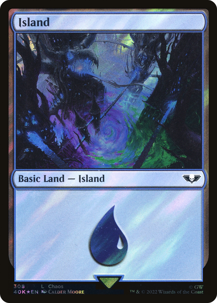 Island (40K-308) - Warhammer 40,000 Commander Foil
